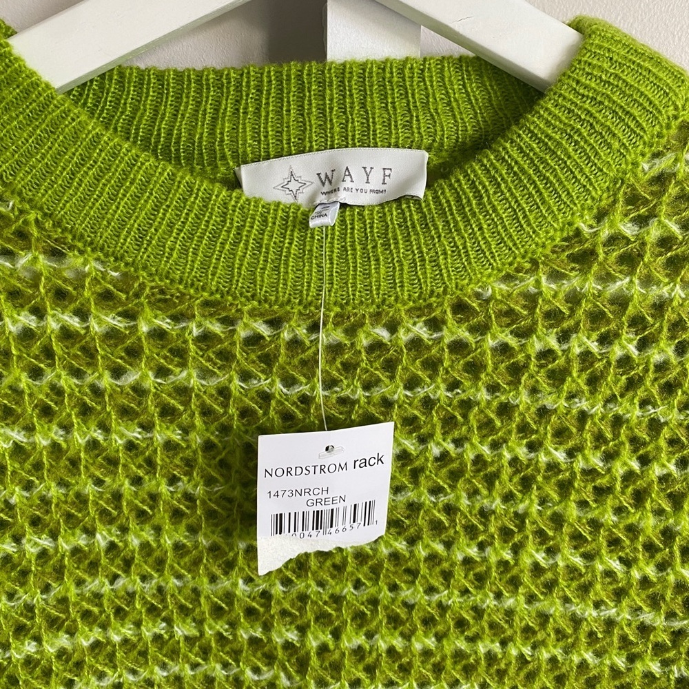 Green Knit Sweater - Picture 3 of 3